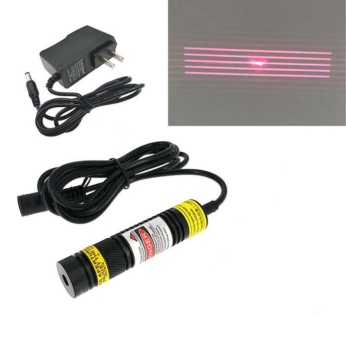 650nm 50mW/100mW Red 5 Lines Laser DOE Special Laser Module Projection Laser Light - Click Image to Close